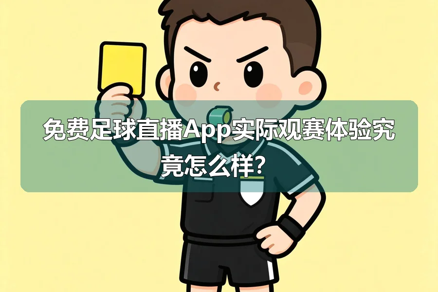 免费足球直播App实际观赛体验究竟怎么样？